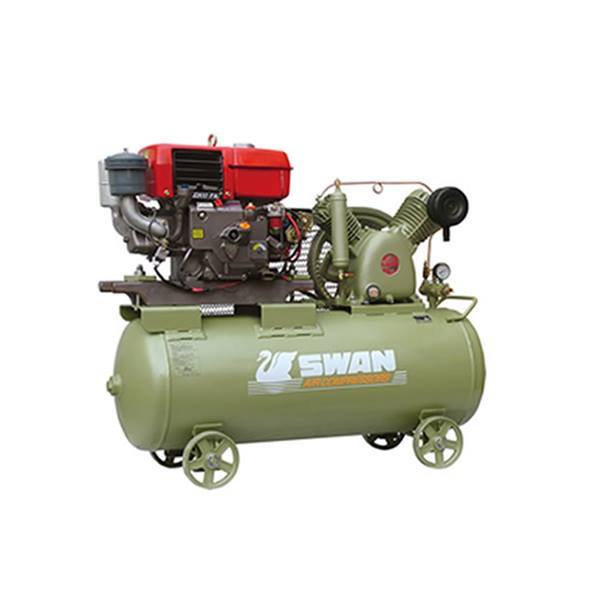 Swan Air Compressor 12Bar 10HP 900rpm 406L/min HVU-205E(L100N6)